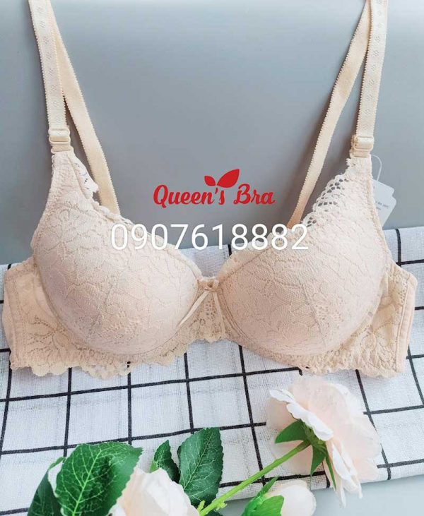 029L Áo ngực ren màu da đẹp Boya mút mỏng nhẹ không gọng nâng ngực