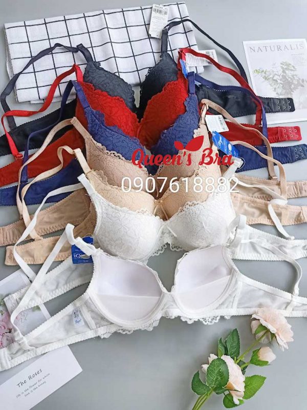 029L Áo ngực ren màu da đẹp Boya mút mỏng nhẹ không gọng nâng ngực