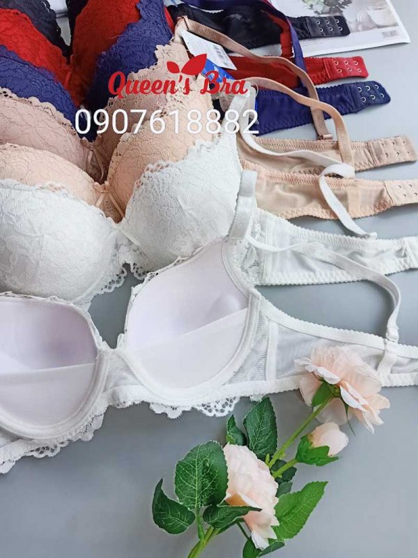 029L Áo ngực ren màu da đẹp Boya mút mỏng nhẹ không gọng nâng ngực