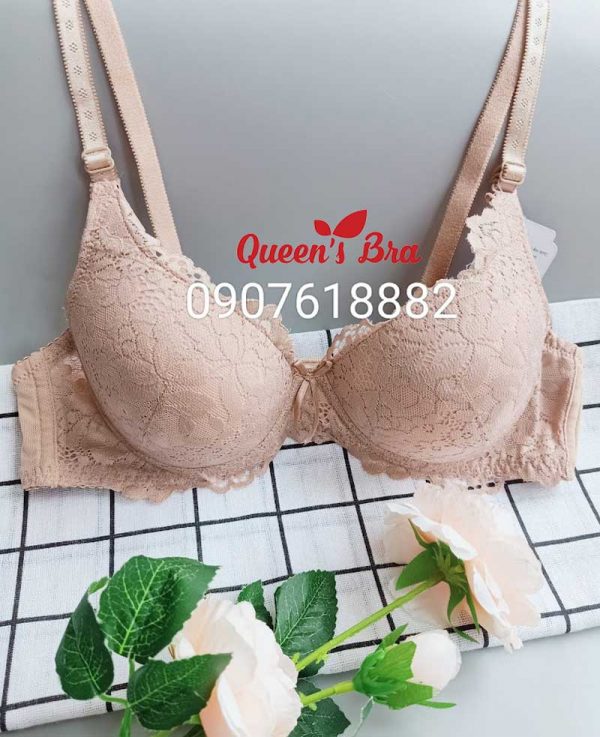 029L Áo ngực ren màu da đẹp Boya mút mỏng nhẹ không gọng nâng ngực