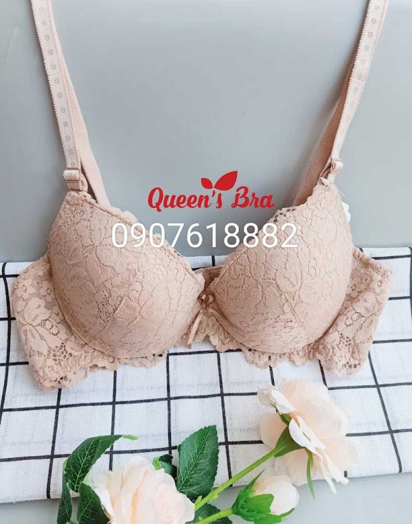 522B Áo ngực ren màu da đẹp Boya mút mỏng nhẹ có gọng nâng ngực
