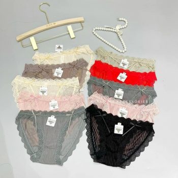 Set 10 quần lót nữ lưới viền ren siêu mềm, kiểu dáng xinh xắn dễ thương lắm nha các chị ơi
